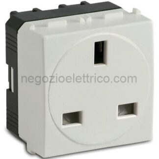 MST36178 MODO Presa 2P+T 13A St.Inglese BIANCA