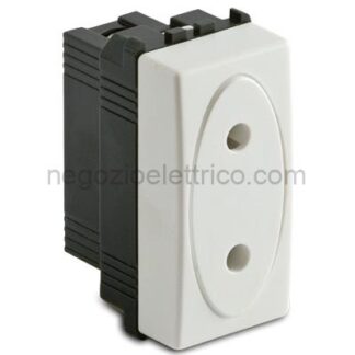 MST36181 MODO Presa 2P 10A 250V dia.4 BIANCA