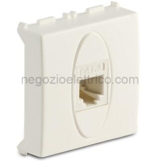 MST36215.2 MODO Presa RJ11 1 Plug 6-4 2Mod.BIANCO