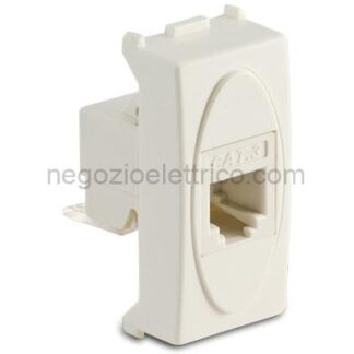 MST36216 MODO Presa RJ12 1 Plug 6-6 BIANCO