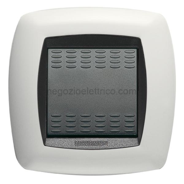 MST39MP102 MODO Placca 2 Posti Stretta BIANCO