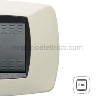 MST39MP282 MODO Placca 2 Posti Stretta AVORIO