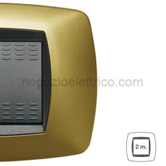 MST39MP322 MODO Placca 2 Posti Stretta GIALLO PERLA