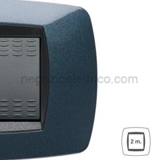 MST39MP352 MODO Placca 2 Posti Stretta BLU NOTTE