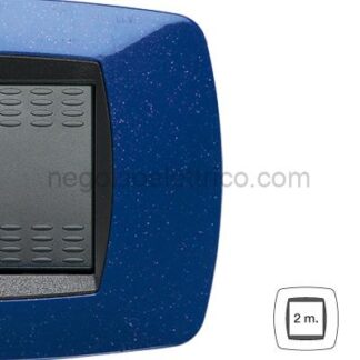 MST39MP362 MODO Placca 2 Posti Stretta BLU VIO