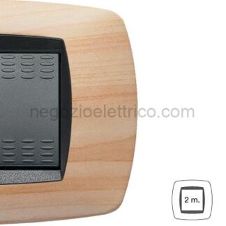 MST39MP442 MODO Placca 2 Posti Stretta FRASSINO