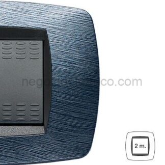 MST39MP522 MODO Placca 2 P.Stretta SATINATO BLU