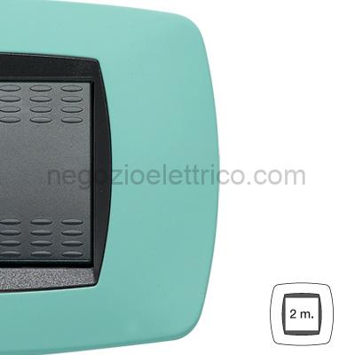 MST39MP712 MODO Placca 2 P.Stretta VERDE SOFT