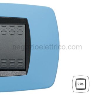 MST39MP722 MODO Placca 2 P.Stretta AZZURRO SOFT