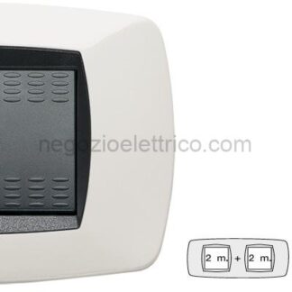 MST39TC102-2 MODO Placca 2+2 Posti BIANCO