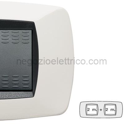 MST39TC102-2 MODO Placca 2+2 Posti BIANCO