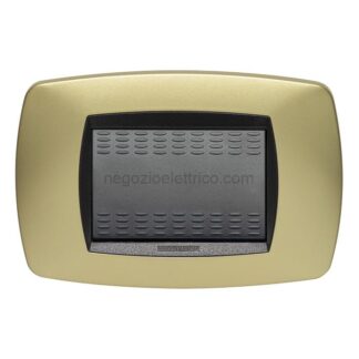 MST39TC243 MODO Placca 3 Posti OTTONE OPACO