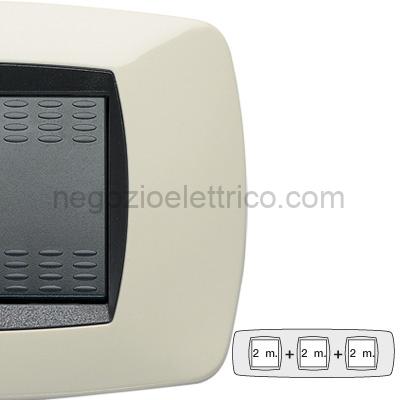 MST39TC282-3 MODO Placca 2+2+2 Posti AVORIO