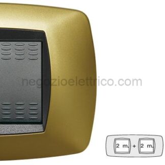 MST39TC322-2 MODO Placca 2+2 Posti GIALLO PERLA