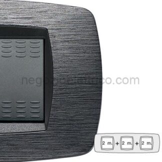 MST39TC512-3 MODO Placca 2+2+2 Posti SATINATO GRIGIO