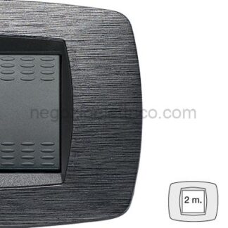 MST39TC512 MODO Placca 2 Posti SATINATO GRIGIO