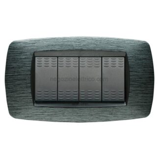 MST39TC514 MODO Placca 4 Posti SATINATO GRIGIO