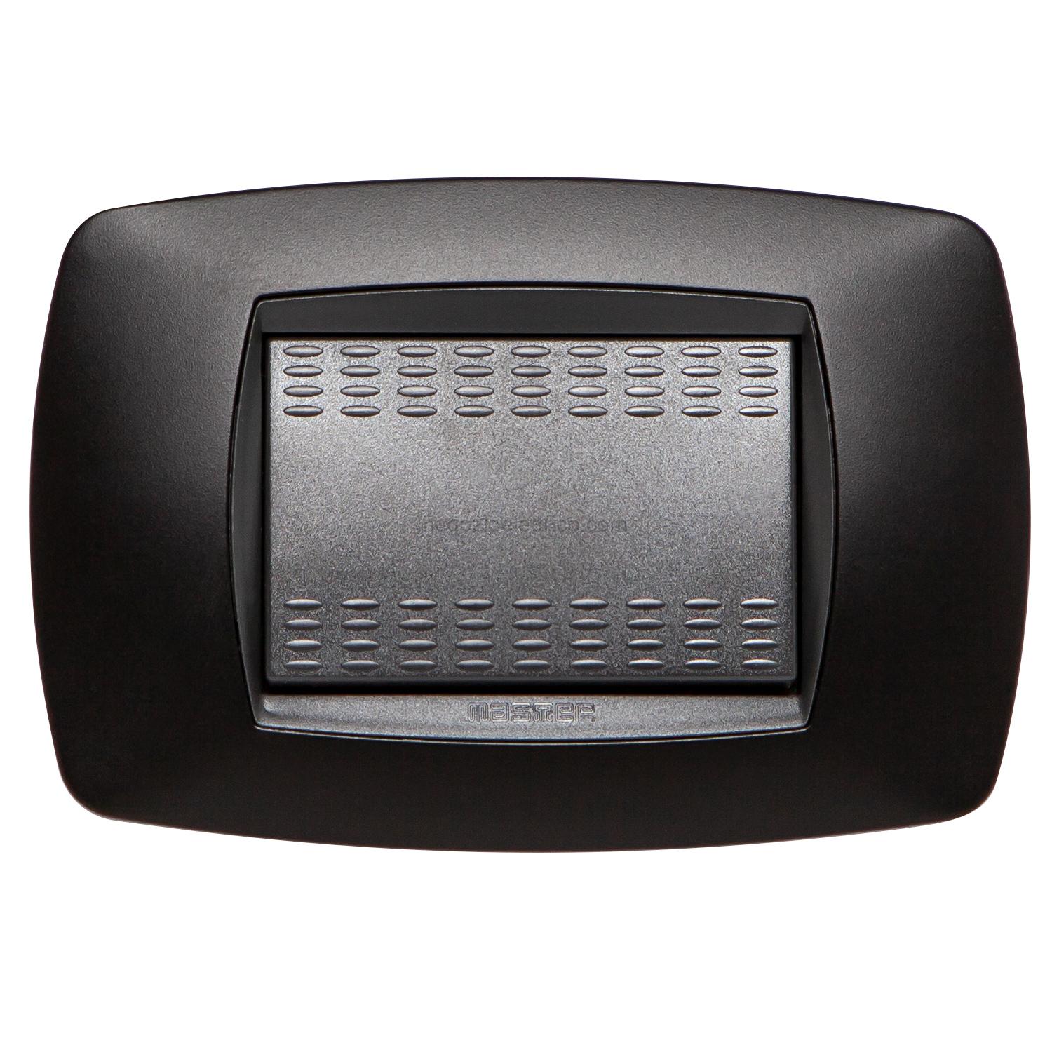 MST39TC813 MODO Placca 3 Posti NERO OPACO