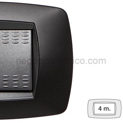 MST39TC814 MODO Placca 4 Posti NERO OPACO