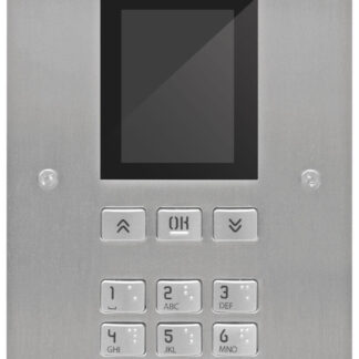 VIW40424 Targa PixelUp 2F+ audio foro let.4x4inox