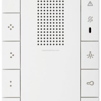 VIW40547 Citofono vivavoce 2F+ Voxie 7 puls. b.co