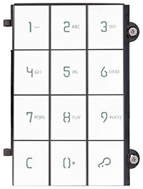 VIW41119.03 Modulo frontale tastiera Pixel bianco