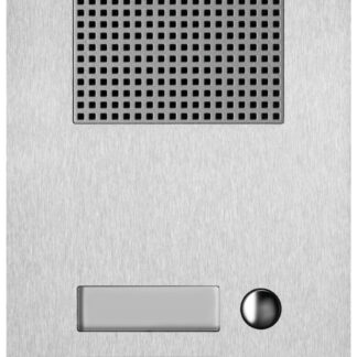VIW41503 Placca Steely 2F+ audio 3 puls. acciaio