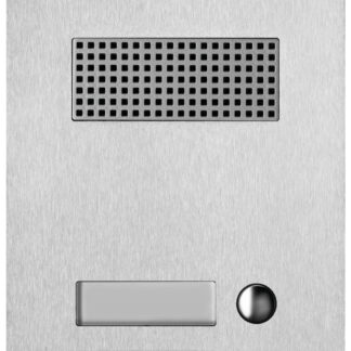 VIW41523 Placca Steely 2F+ A/V 3 puls. acciaio