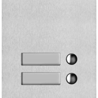 VIW41526 Placca Steely 2F+ A/V 6 puls. acciaio