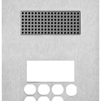VIW41541 Placca Steely 2F+ A/V tastiera acciaio