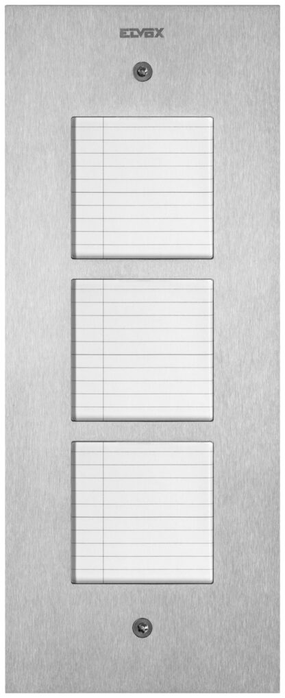 VIW41542 Placca Steely 2F+ portanomi acciaio