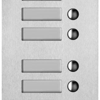 VIW41543 Placca Steely 2F+ 8 puls. suppl. acciaio