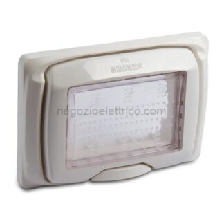 MST43603 SUB Placca protet.IP55 3P.BIANCA
