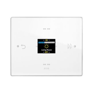 AVE441KNXMF-BL room controller knx vetro bianco