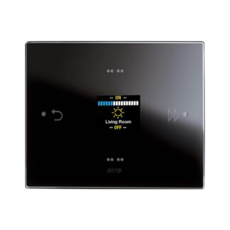 AVE442KNXMF-NAL room controller knx vetro nero