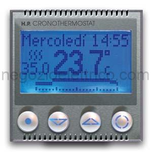 AVE443CRT cronotermostato elett. 230v allu.2m