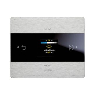 AVE443KNXMF-ALS room controller alluminio naturale