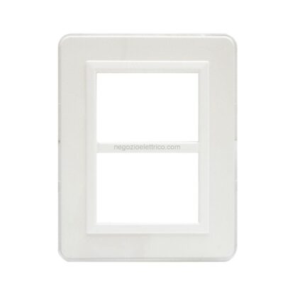 AVE44P033B placca personal44 bianco 3+3m