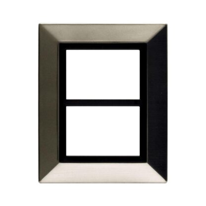 AVE44P933NCS placca zama44 nichel spazzolat 3+3m