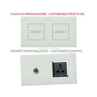 AVE44PV24VO-XX placca mult.person.vetr.verde 2+2m