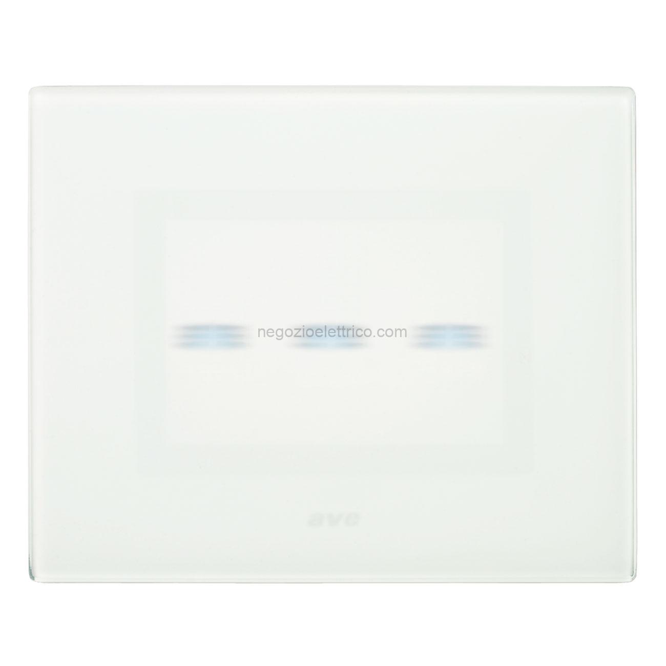 AVE44PVTC3VO placca veratouch verde acqua 3com