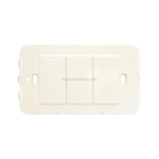 AVE45914 armatura cieca 3mod. blanc