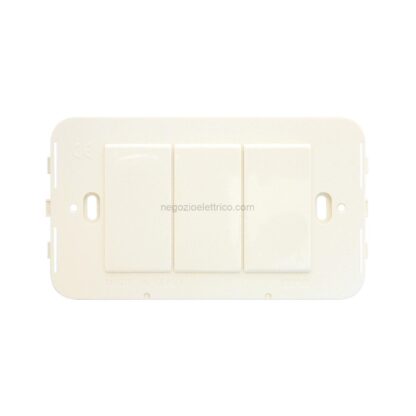 AVE45914 armatura cieca 3mod. blanc