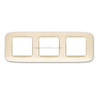 AVE45P26BP placca yes45 tripla 2+2+2m b blanc
