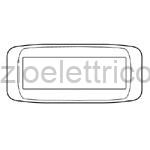 AVE45PB06LNC placca banq.tecnop. 6m. color noce
