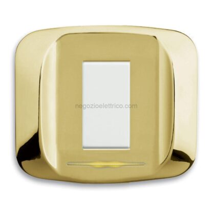 AVE45PB91OT placca banq pres.1m.ottone x sc qua