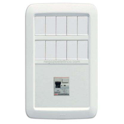 AVE45PY10DINBB placca yes tecnop.10m+6m.din banq