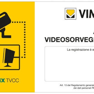 VIW46927.002 Cartello AREA VIDEOSORV.con collegamento