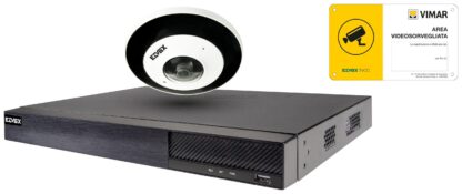 VIW46KIT.1634E Kit NVR 16CH e telecamera Fisheye 5Mpx