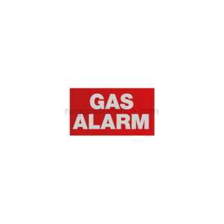 COE48LBL001 ADESIVO GAS ALARM PER 48PIN001EN
